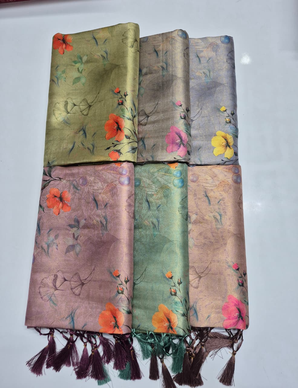 Soft with digital printed saree (RK0011)